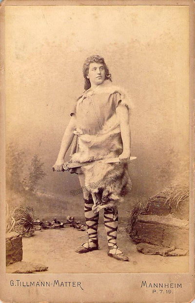 Kraus, Ernst - Cabinet photo as Siegfried