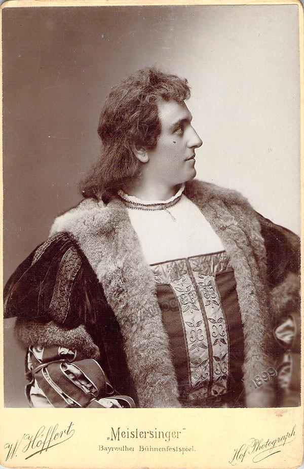Kraus, Ernst - Cabinet Photo in Die Meistersinger