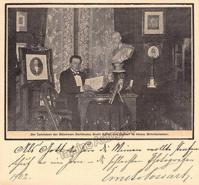 Possart, Ernst Ritter von - Signed Photo 1902