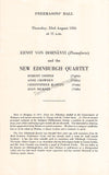 Dohnanyi, Ernst von - Signed Program Edinburgh 1956