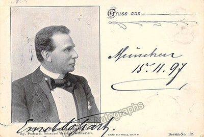 Possart, Ernst Ritter von - Signed Photo 1897