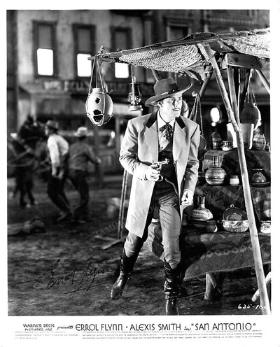 Flynn, Errol - Signed Photograph in "San Antonio"