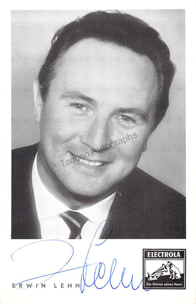 Lehn, Erwin - Signed Photograph