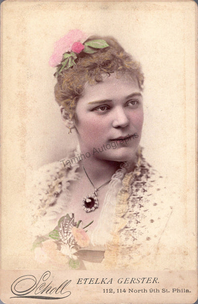 Gerster, Etelka - Vintage Cabinet Photograph