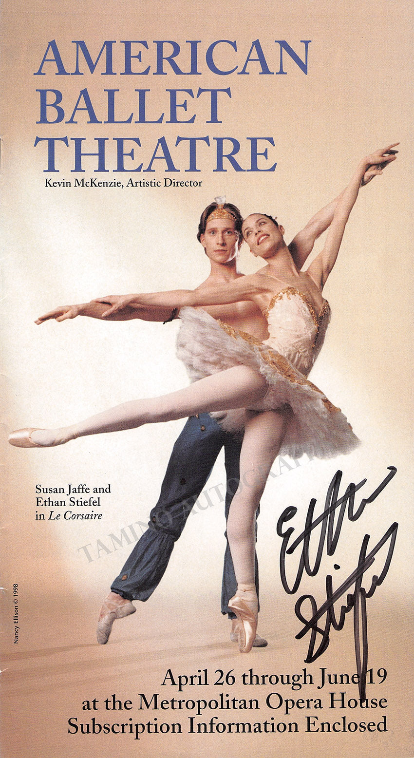Stiefel, Ethan - Signed Program American Ballet Theatre