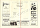 Bartlett, Ethel - Robertson, Rae - Signed Program New York 1937