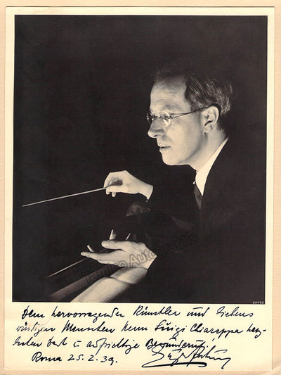 Jochum, Eugen - Signed Photograph 1939