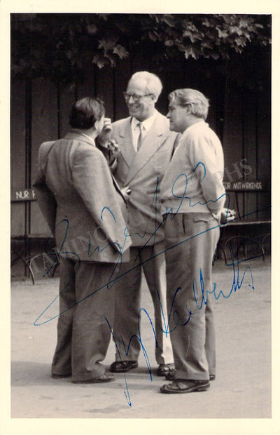 Jochum, Eugen - Keilberth, Joseph - Double Signed Photograph