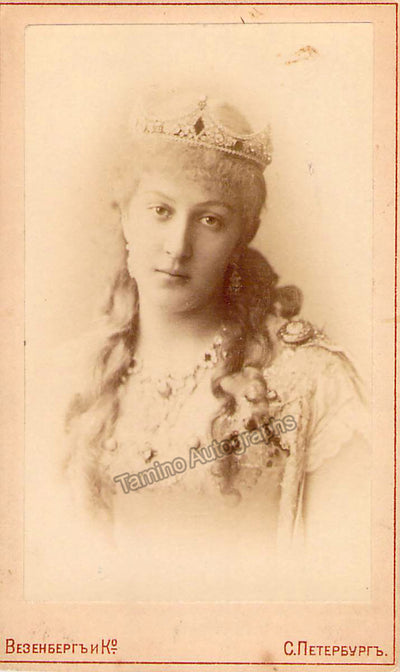 Mravina, Eugenia - Vintage Mini Cabinet Photograph