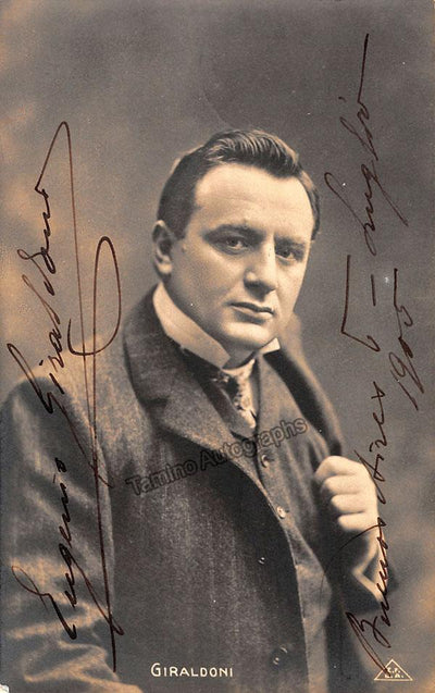 Giraldoni, Eugenio - Signed Photo 1905