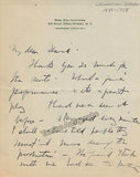 Gauthier, Eva - Autograph Letter Signed