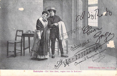 Gorga, Evan - Signed Photo in the Role he Created in Boheme