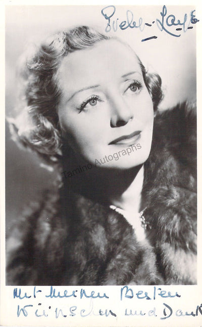 Laye, Evelyn - Signed Photograph