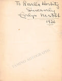Nesbit, Evelyn - Signed Photograph 1926