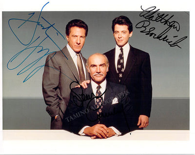 Connery, Sean - Hoffman, Dustin - Broderick, Matthew - Signed Photograph in "Family Business"
