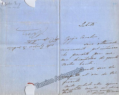 Gordosa, Fanny - Autograph Letter Signed