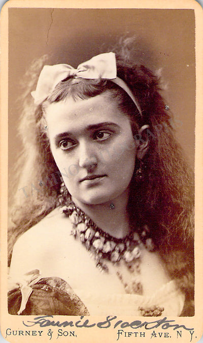 Stockton, Fanny - Vintage CDV