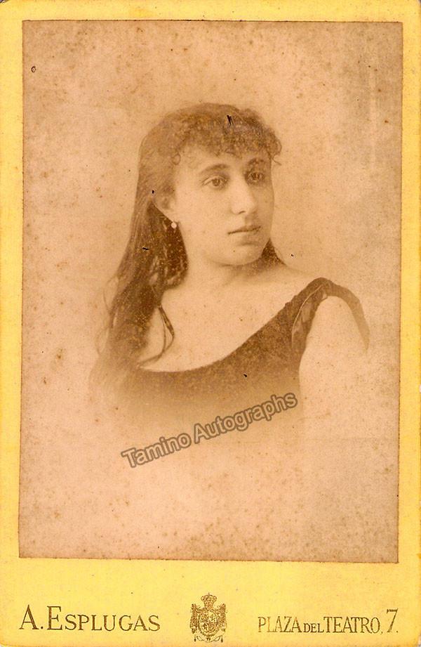 Torresella, Fanny - Cabinet Photo as herself