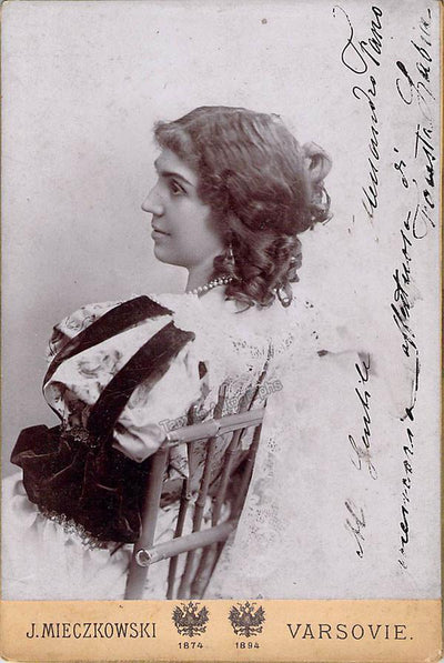 Labia, Fausta - Signed Cabinet Photo