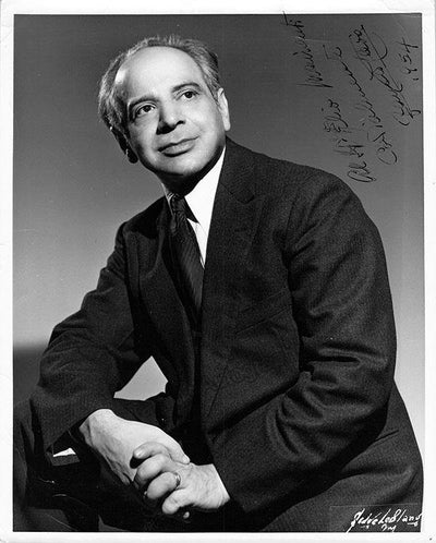 Cleva, Fausto - Signed Photograph 1954