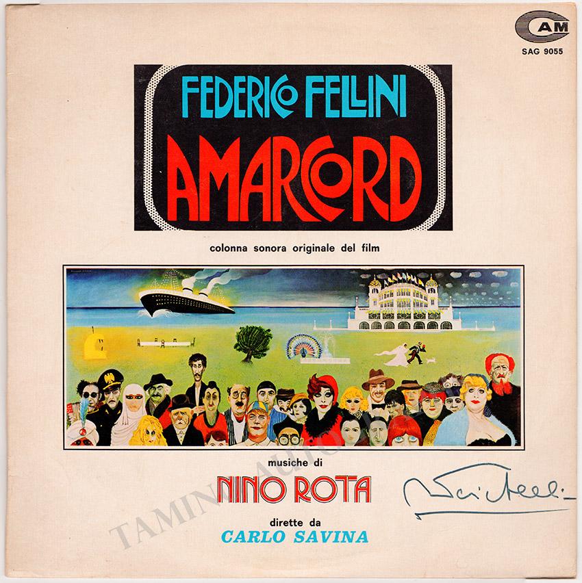 Fellini, Federico - Signed Record "Amarcord" - Tamino