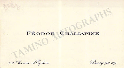 Chaliapin, Feodor