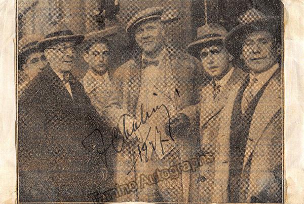 CHALIAPIN, Feodor - Signed Half-Tone Photo 1927