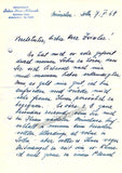 Huni-Mihacsek, Felicie - Autograph Letter Signed