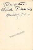 Weingartner, Felix - Signed Album Page 1911