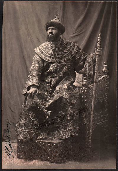 Chaliapin, Fedor - Signed Photo in Boris Godunov