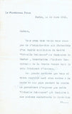 Foch, Ferdinand - Typed Letter Signed 1921