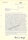 Frantz, Ferdinand - Lot of 3 Typed Letters Signed