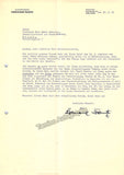 Frantz, Ferdinand - Lot of 3 Typed Letters Signed