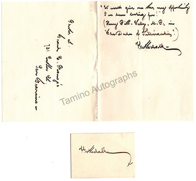 Gottschalk, Ferdinand - Signed Card