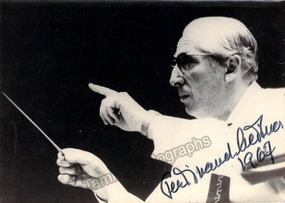 Leitner, Ferdinand - Signed Photo 1967