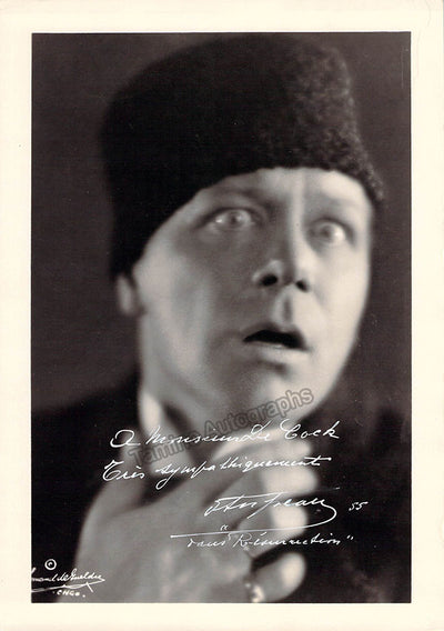 Ansseau, Fernand - Signed photograph in role
