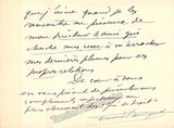 Bourgeat, Fernand - 2 Autograph Letters Signed