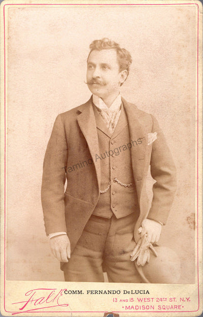 De Lucia, Fernando - Cabinet Photograph