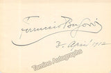 Busoni, Ferruccio - Signed Album Page 1912