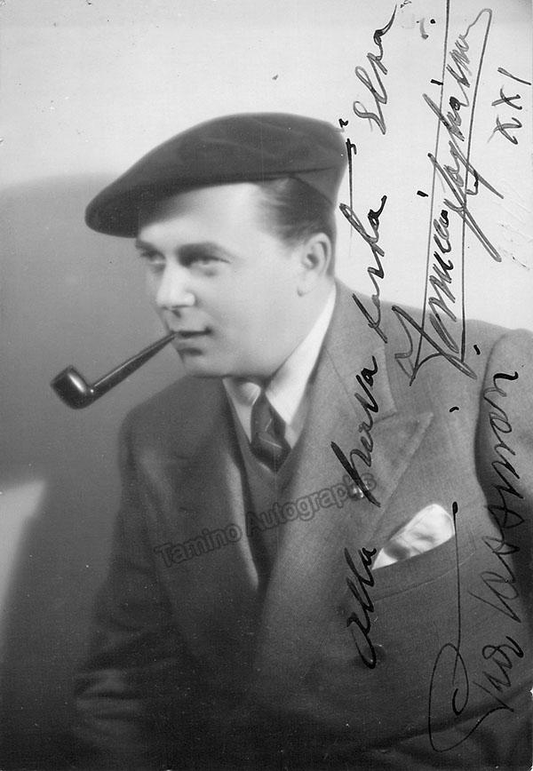 Tagliavini, Ferruccio - Tassinari, Pia - Double Signed Photograph 1942