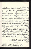 DeVries, Fides - Autograph Letter Signed 1872