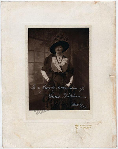 Wickham, Florence - Large Signed Photograph 1912
