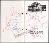 Vienna State Opera - Lot of 10 Signed Programs 1979-1981