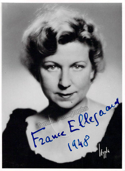 Ellegaard, France - Signed Photograph