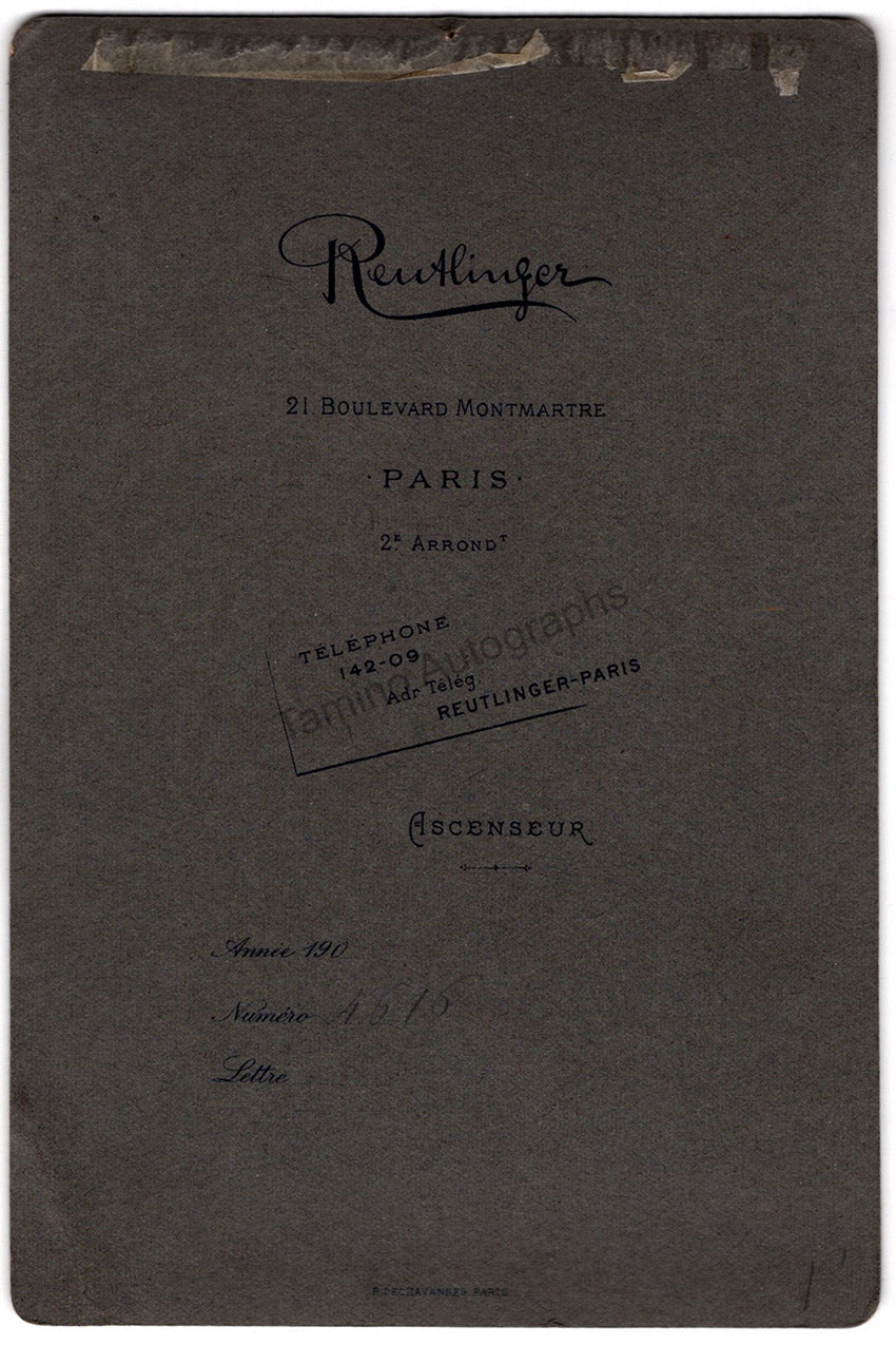 Alda, Frances - Signed Photograph 1909
