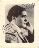 DeLeone, Francesco Bartolomeo - Autograph Letter Signed + Signed Photo with Music Quote