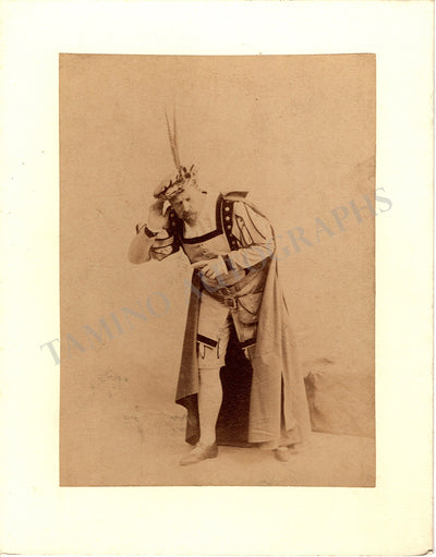 Tamagno, Francesco - Vintage Cabinet Photo in Role