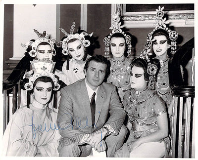 At backstage reception