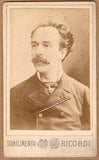Faccio, Franco - Autograph Letter Signed 1872 & CDV