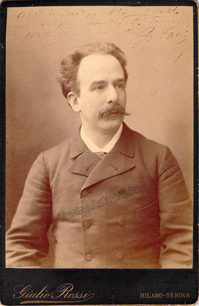 Faccio, Franco - Signed Cabinet Photo 1887